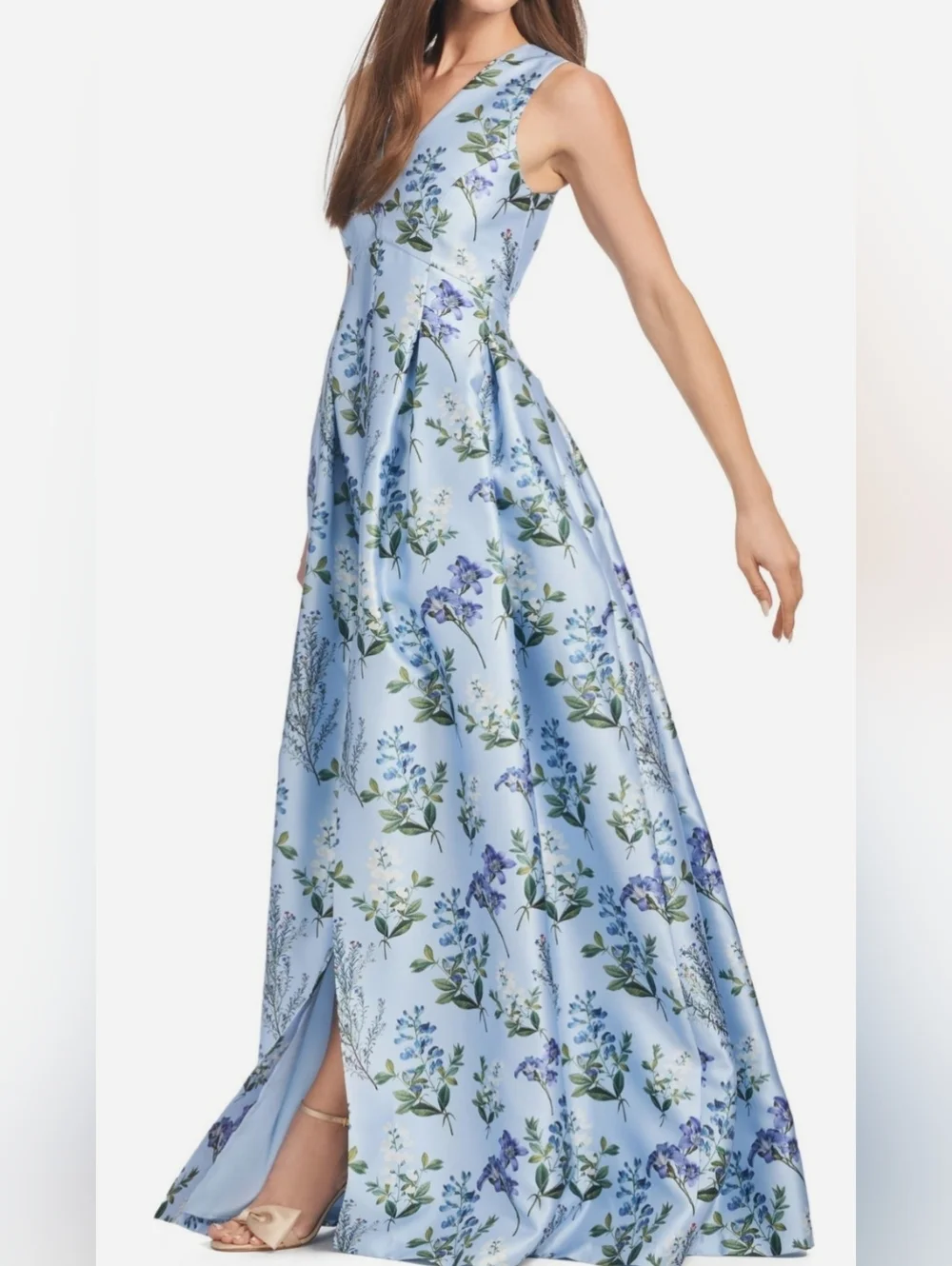 Sachin And Babi Sachin & Babi Brooke Floral Sleeveless Mikado Gown 16W - Picture 3 of 3